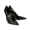 YSL Crocodile Opyum Pumps Heel - Black
