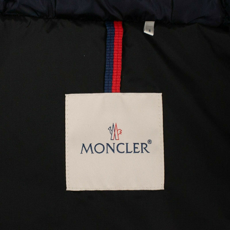'Talev' Down Filled Quilted Puffer Long Coat - Navy Blue