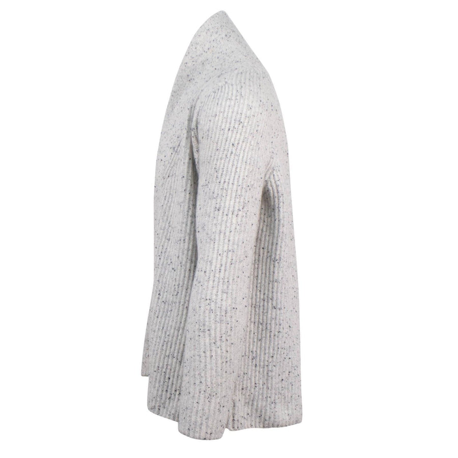 Rib Knit Cardigen - Light Gray