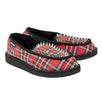 Palm Angels x Suicoke Tartan Studded Slippers - Red