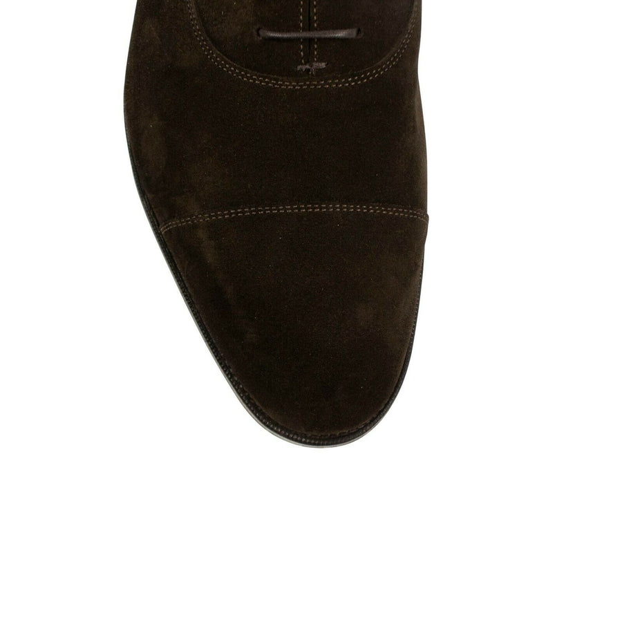 Chelsea Suede Oxford Dress Shoes - Brown