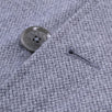 Gray Tweed Wool Slim Fit Coat