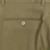 Rayon Pleated Dress Pants - Olive Green