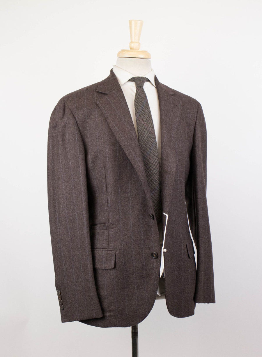 Cashmere Blend 3/2 Button Sport Coat - Brown