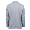 Drop 7 Pin-Striped Wool 3 Roll 2 Button Slim/Trim Fit Suit - Light  Gray