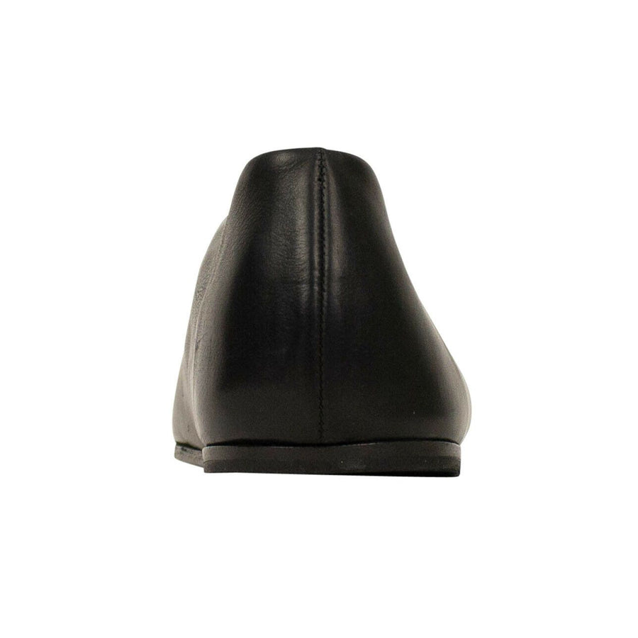 Caltellaccio Leather Flats - Black