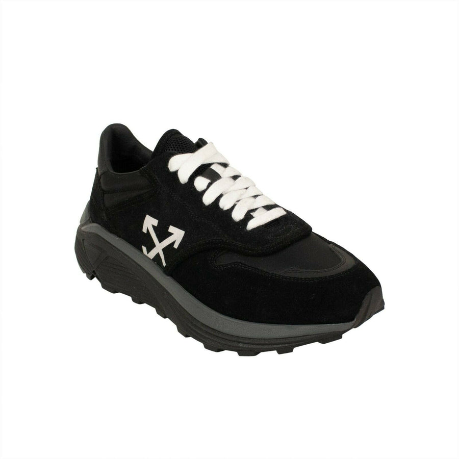 Suede Arrow Running Sneakers - Black