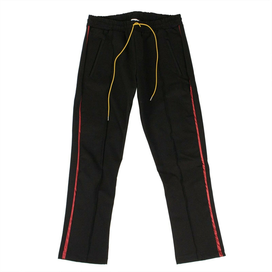 Tuxedo Pants - Black / Burgundy