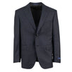 Micro Houndstooth Wool Two Button Suit - Charcoal Gray
