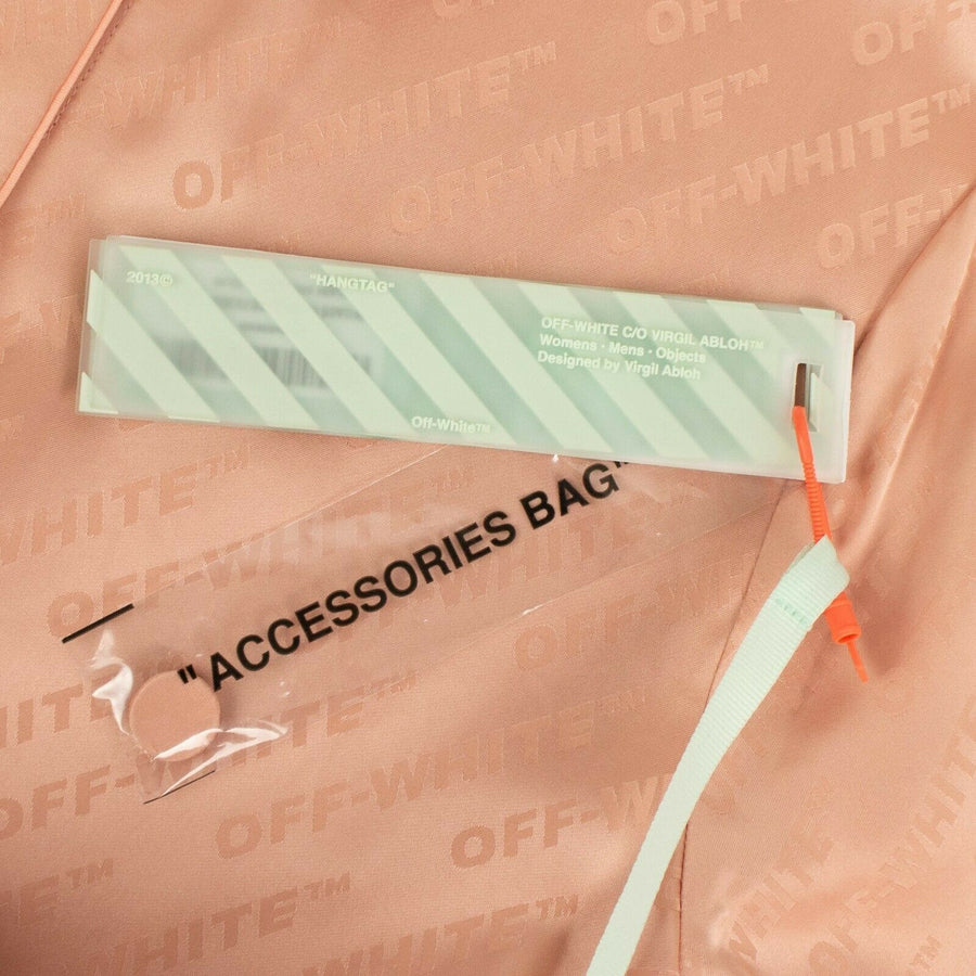 Acetate Blend Monogram Pajama Shirt - Nude Pink