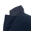 Drop 7 Velour 3 Roll 2 Button Cotton Sport Coat - Navy Blue
