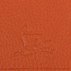Kios Leather Stud Card Case Wallet - Rust Orange