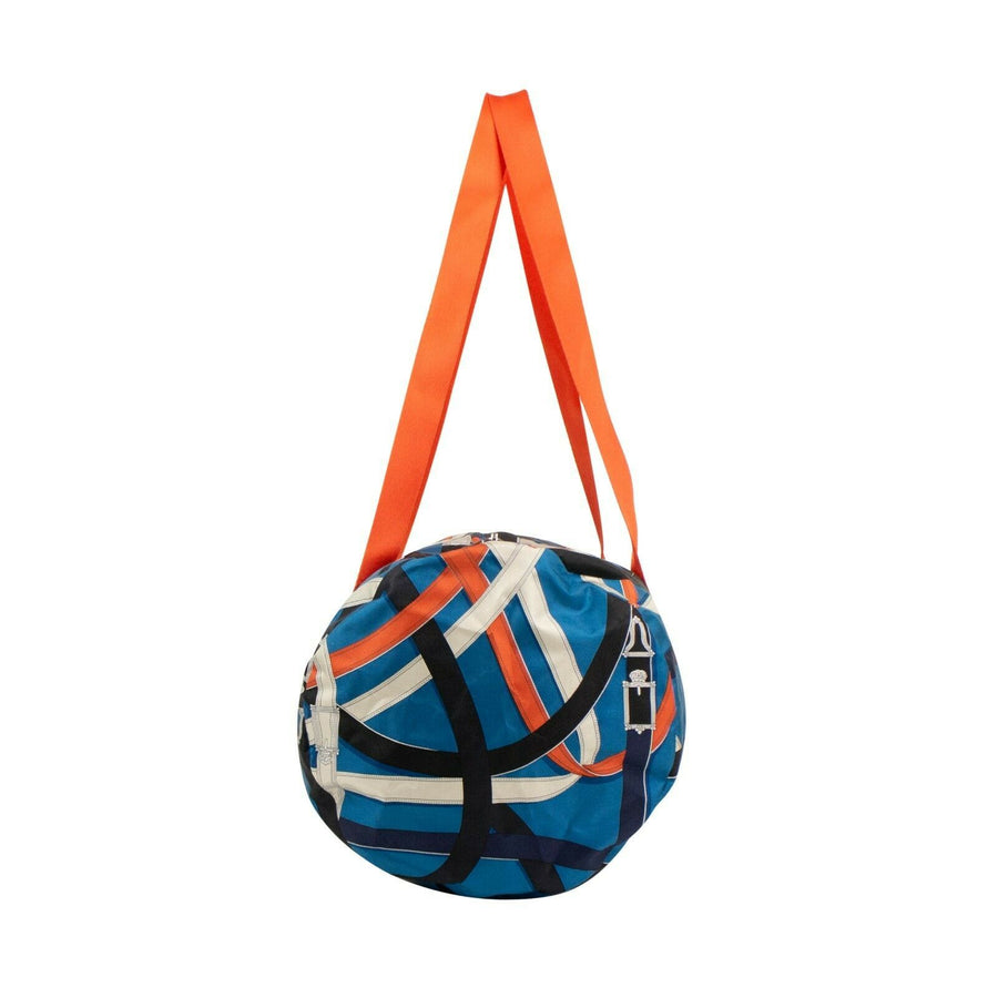 Cavalcadour Airsilk Duffel 38 Travel Bag - Orange / Blue