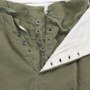 Cotton Cropped Drop Crotch Lounge Pants - Green