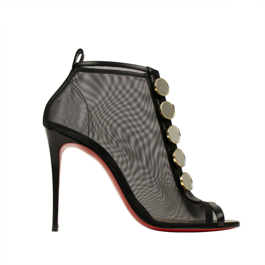 Marikate Open Toe Ankle Boots - Black