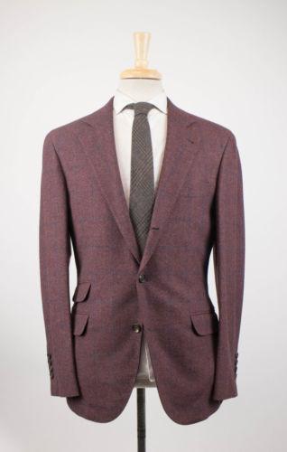 Cashmere Blend 3/2 Button Sport Coat - Purple