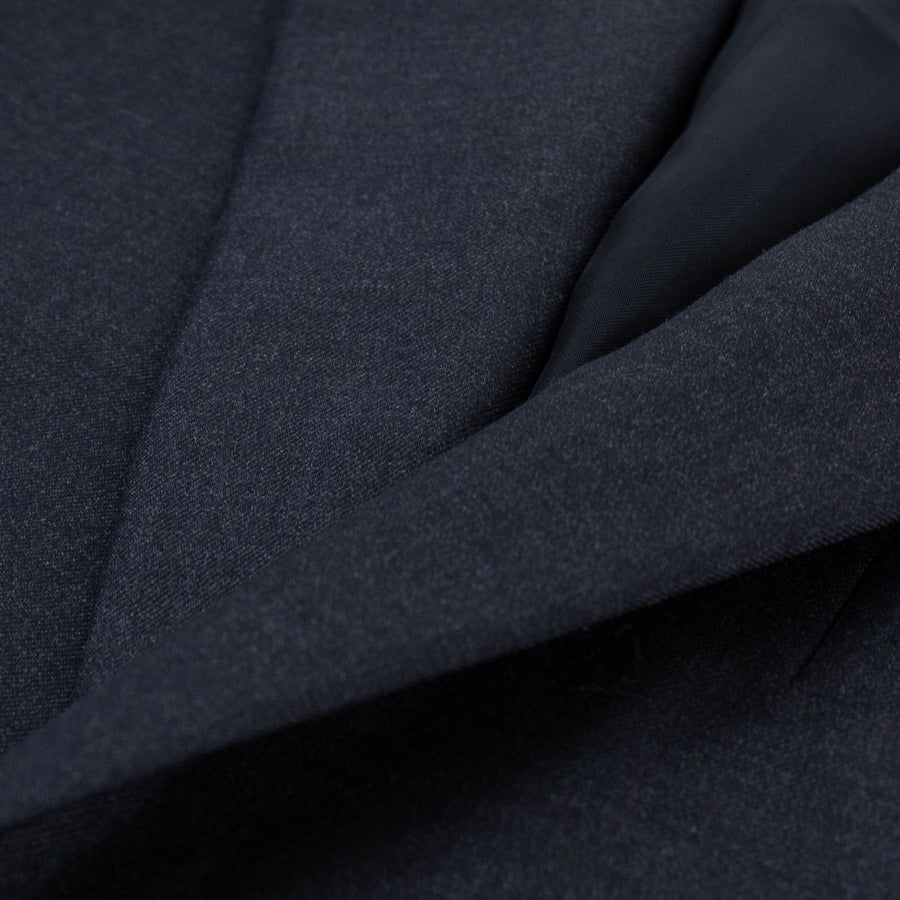 Drop 6 Wool Two Button Solid Suit - Charcoal Gray