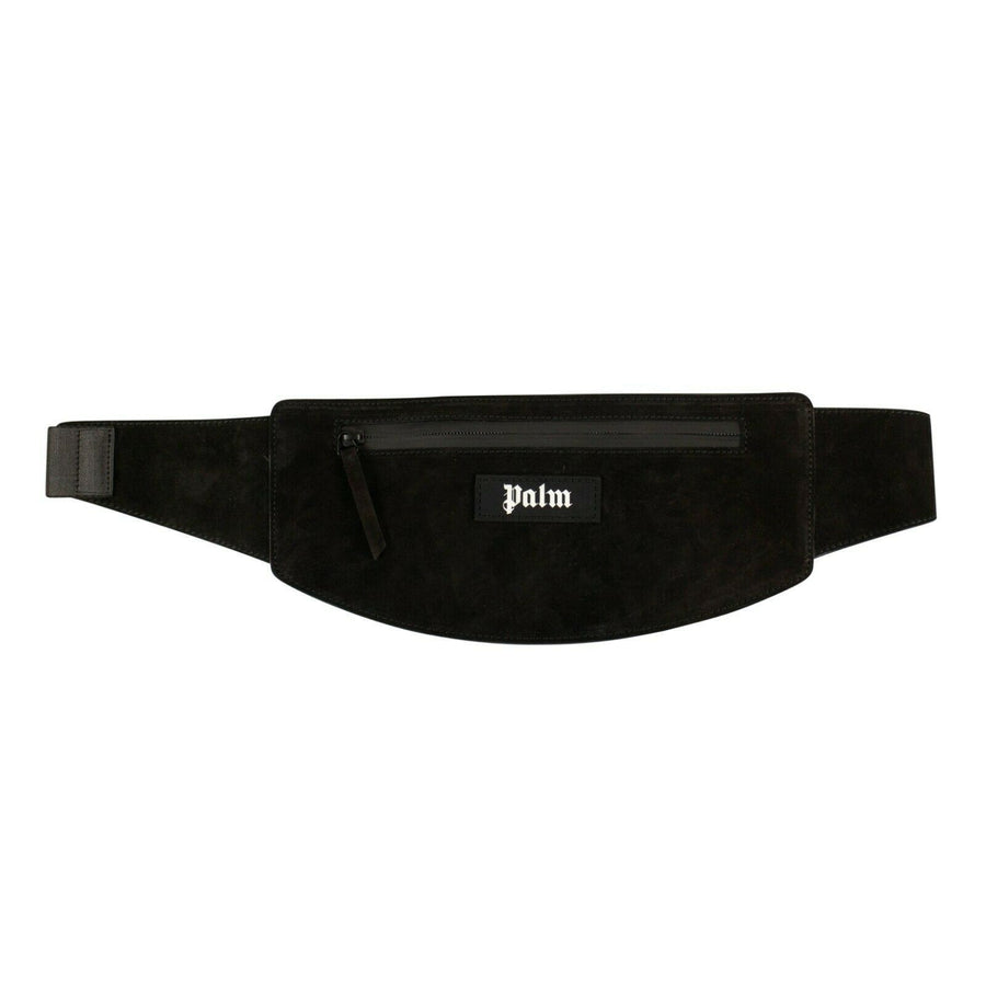 Suede Fanny Pack Bag - Black
