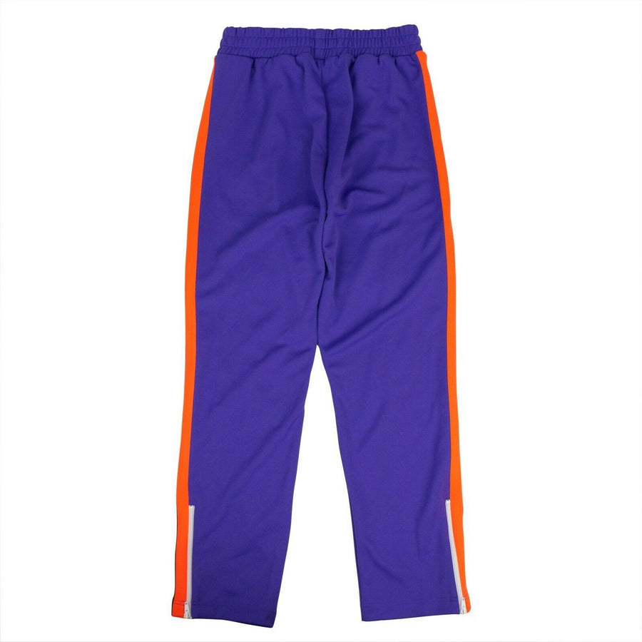 Polyester Classic Track Pants - Purple And Orange