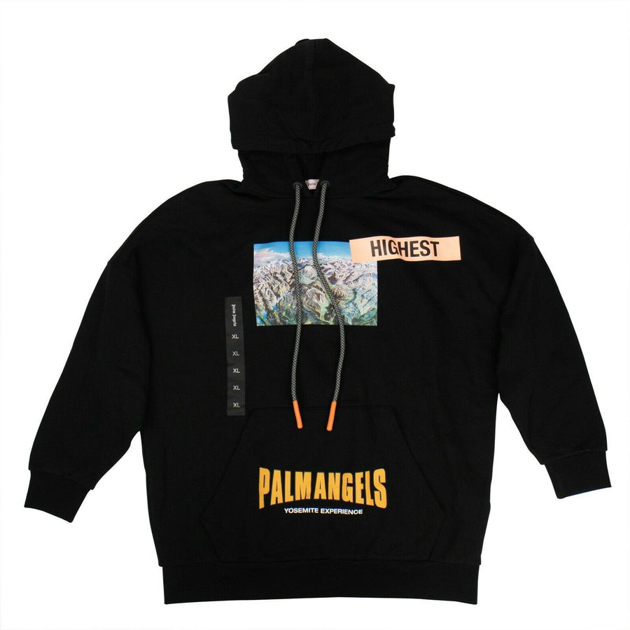 Cotton Yosemite Over Hoodie - Black