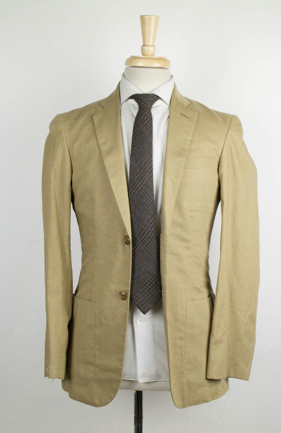 Martin Greenfield 2 Button Wool Suit - Khaki Brown
