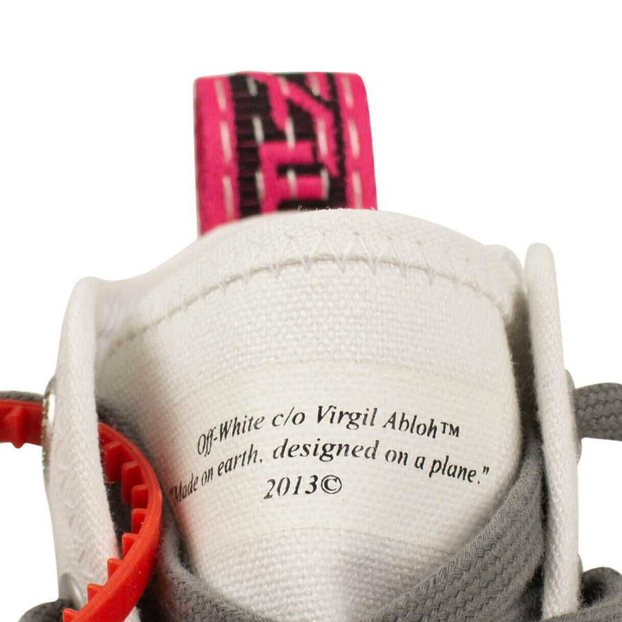 Icon Detail Mid Top Sneakers - White