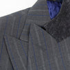 Drop 6 Multi Striped Wool Double-Breasted Suit - Heather Grey