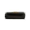 Calfskin Leather Medium Triomphe Cross Body Bag - Black
