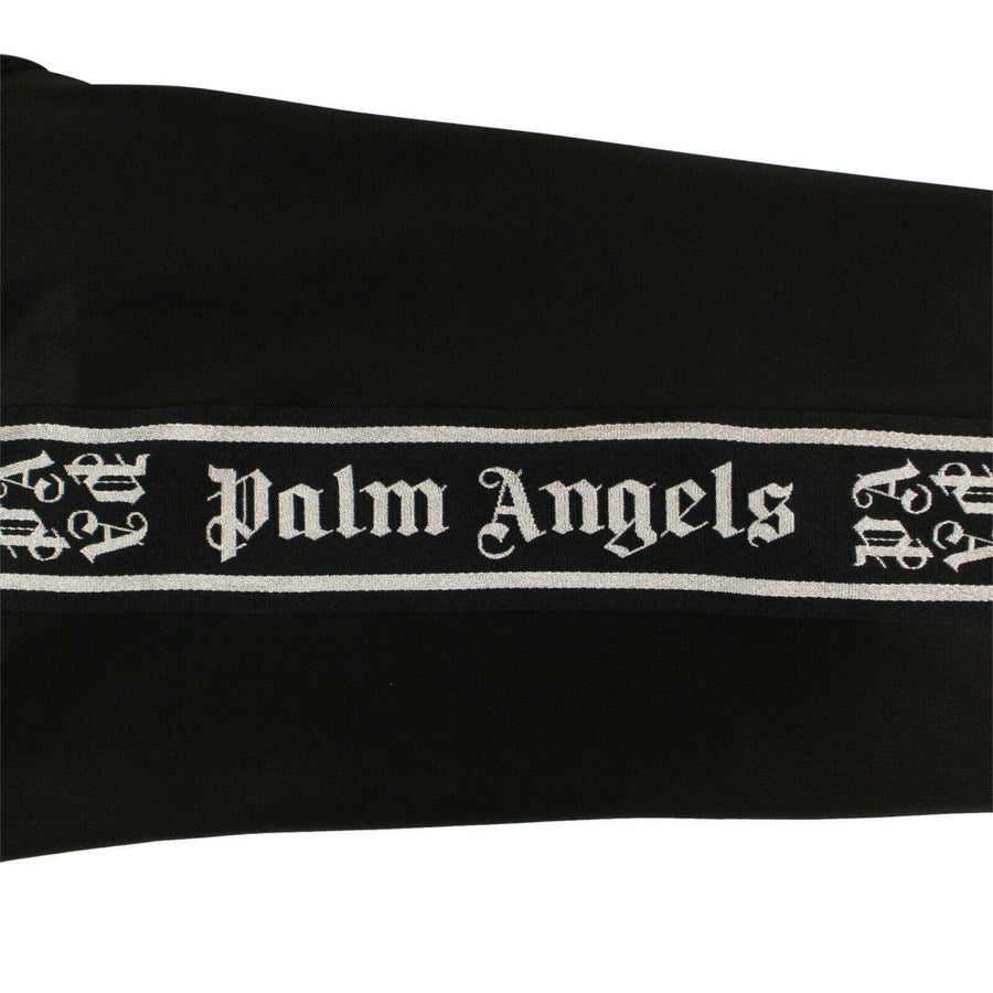 Sleek Varsity Track Jacket - Black