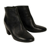 Pennolina  Calf Skin Leather Ankle Heels Boots - Black