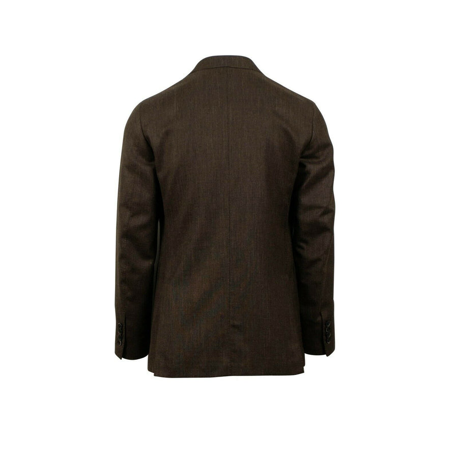 Drop 8 Double Breasted Wool Blend Sport Coat - Brown
