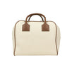 Cotton Horseferry Print Canvas Cube Bag - Beige