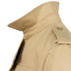 Double Breasted Cotton Trench Coat - Beige