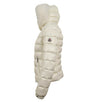 'Badyfur' Down Filled Quilted Puffer Coat - White