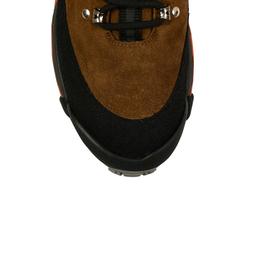 Leather And Suede Tor Boots - Black / Brown