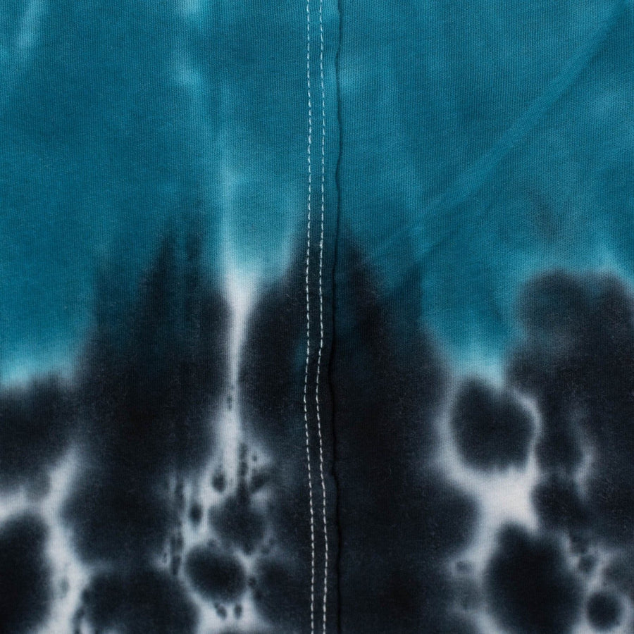 Tie Dye Long Sleeve Oversize T-Shirt - Blue