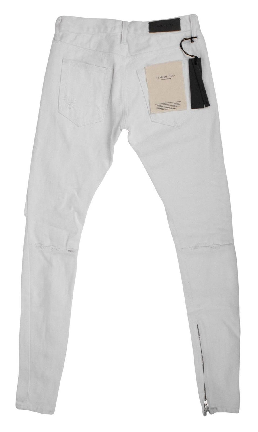 Fourth Collection White Distressed Jeans
