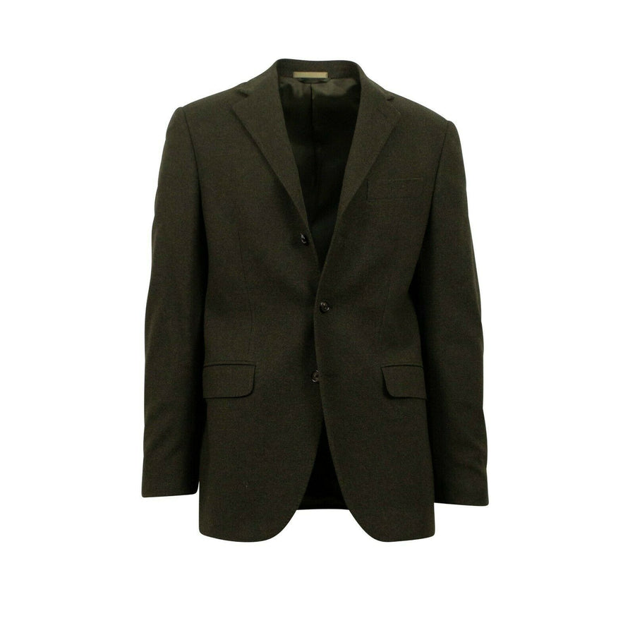 Drop 6 3 Roll 2 Button Wool Sport Coat - Green