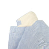 Drop 8 Striped 3 Roll 2 Button Linen Sport Coat - Light Blue