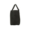 Leather 'Cabat' Shopper Bag - Black