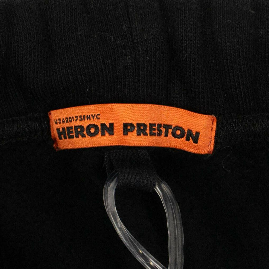 Cotton NASA Slim Sweatpants - Black