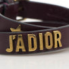 J'ADIOR Brown Leather Two Loop Bracelet