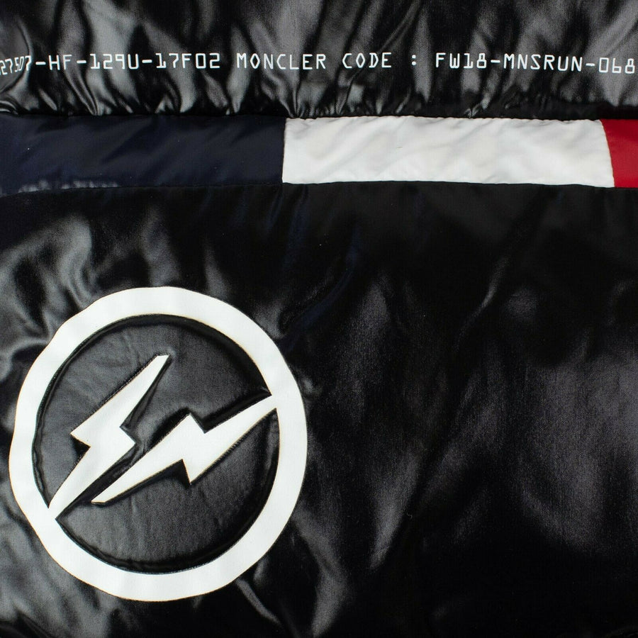Moncler Fragment Hiroshi Fujiwara Down Quilted Nylon Scarf - Black