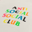 'ASSC' Neon Logo Hooded Sweatshirt - White