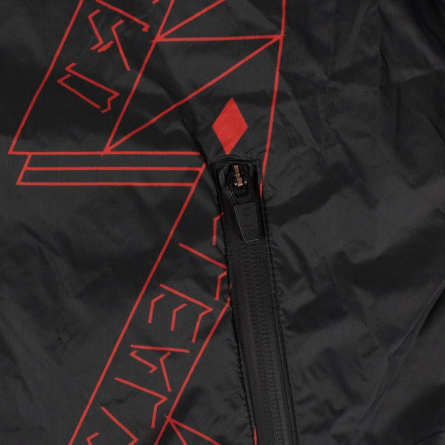 Lamborghini Windbreaker Jacket - Black / Red