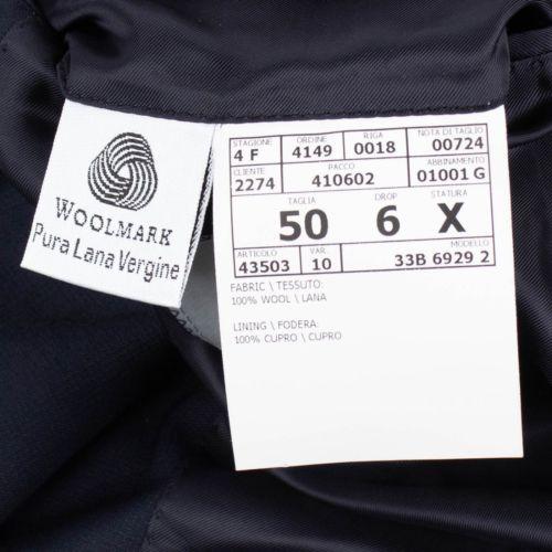 Drop 6 Wool Two Button Suit - Navy Blue