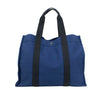 Cotton Sac de Plage GM Canvas Beach Tote Bag - Navy