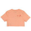 Cropped 'Body Work' Short Sleeves T-Shirt - Orange