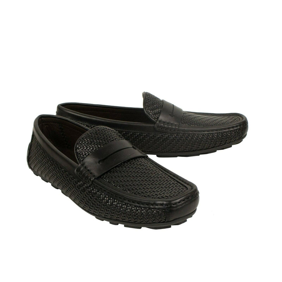 Leather Driver Loafer - Black