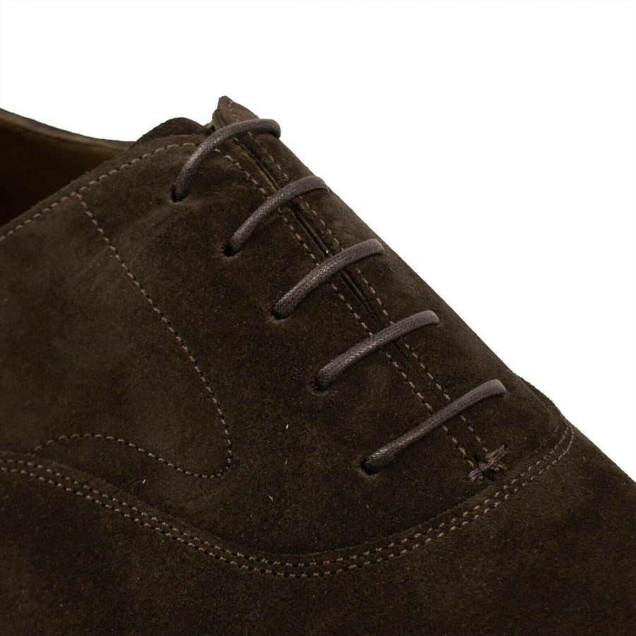 Chelsea Suede Oxford Dress Shoes - Brown